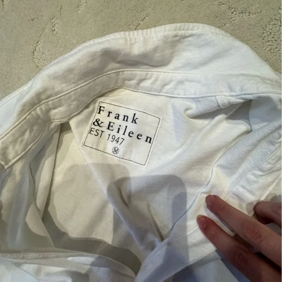 Frank & Eileen White Nicole Henley Dress - Picture 3 of 4